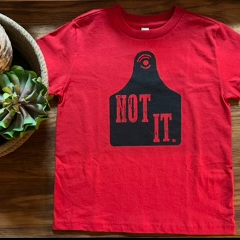 Red Graphic Kids T-Shirt